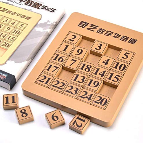 Cuberspeed 24 Klotski Puzzle - Magnetic Slide Number Puzzle Game, Brain Teaser Toy for Kids & Adults - Perfect for Family Game Night, Classroom Activities & Travel Entertainment