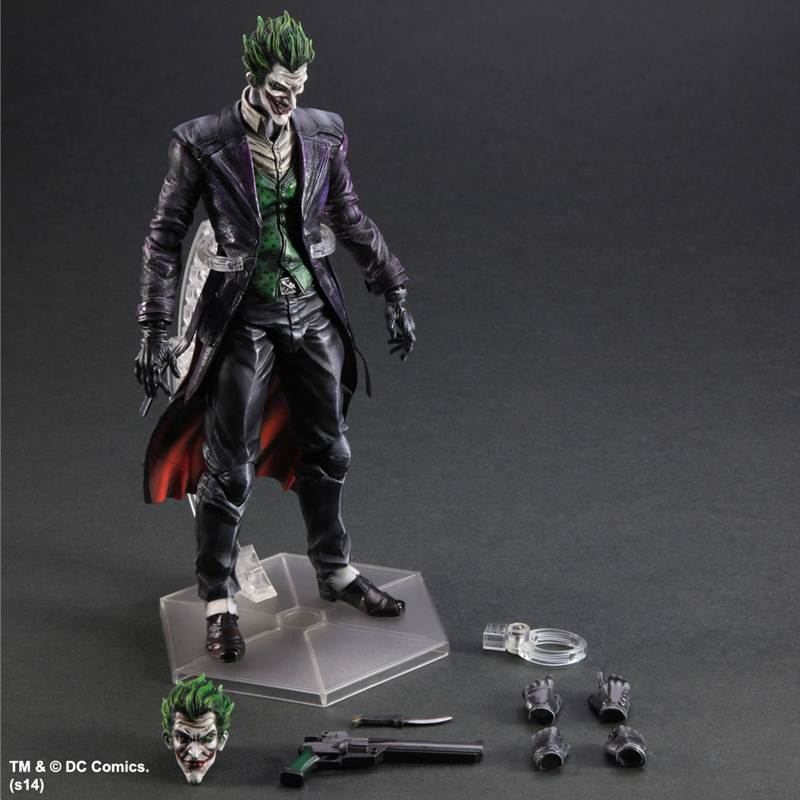DC Comics Batman Arkham Origins The Joker Play Arts Kai Action Figure - Highly Detailed Collectible Toy for Superhero Fans | Perfect for Display, Gifts & Cosplay Scenes