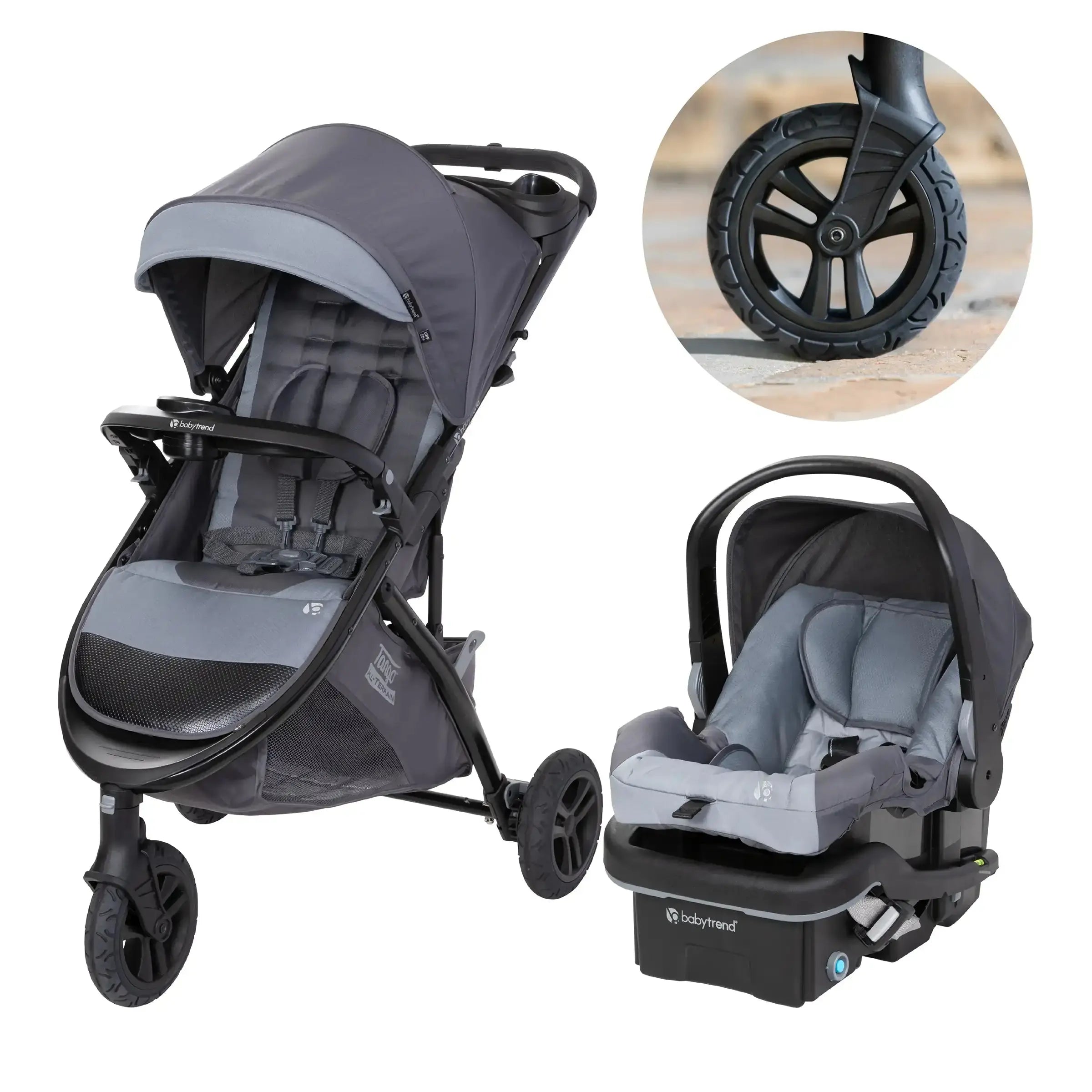 Tango™ 3 All Terrain Stroller Travel System with EZ Lift™ PLUS Infant Car Seat - Ultra Grey | Kohl's Exclusive | Perfect for Outdoor Adventures, City Walks & Family Travel