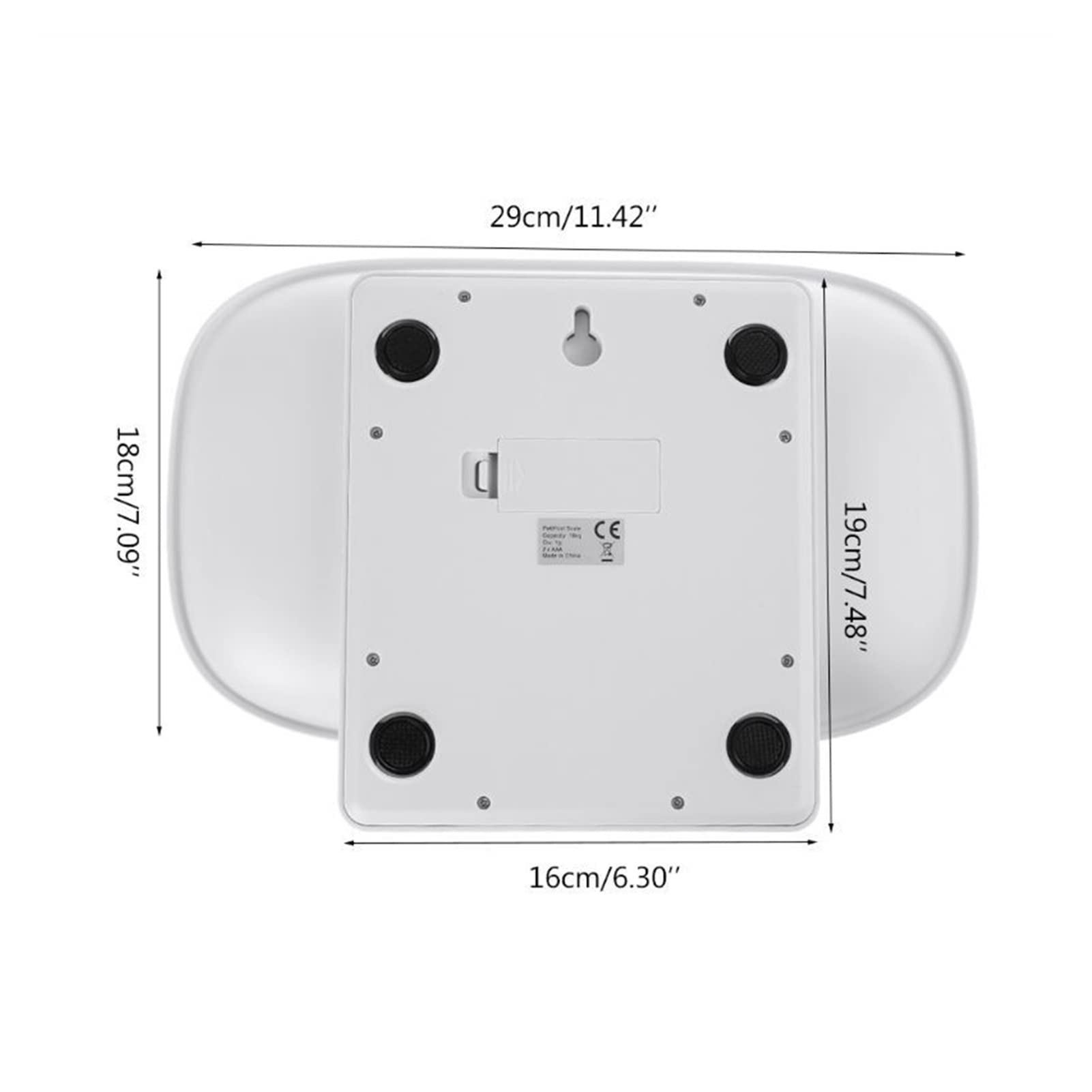 Digital Kitchen Scale for Baby, Pet Dog & Cat - 1g to 10kg Precision Weight Scale | Perfect for Cooking, Baking, Portion Control & Pet Health Monitoring