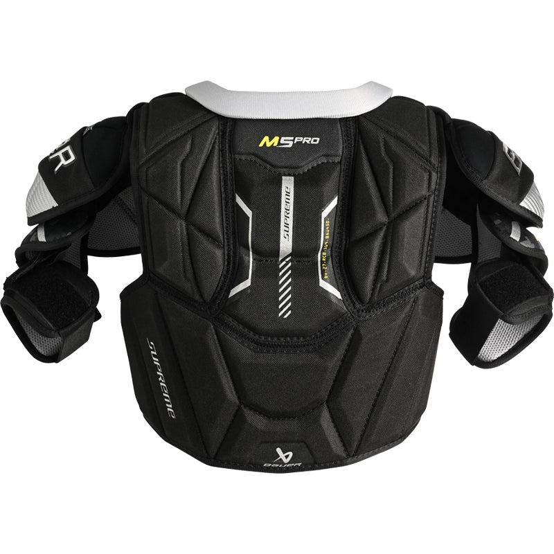 Bauer Supreme M5 Pro Hockey Shoulder Pads for Junior Players - Lightweight Protection for Ice Hockey Practice & Games