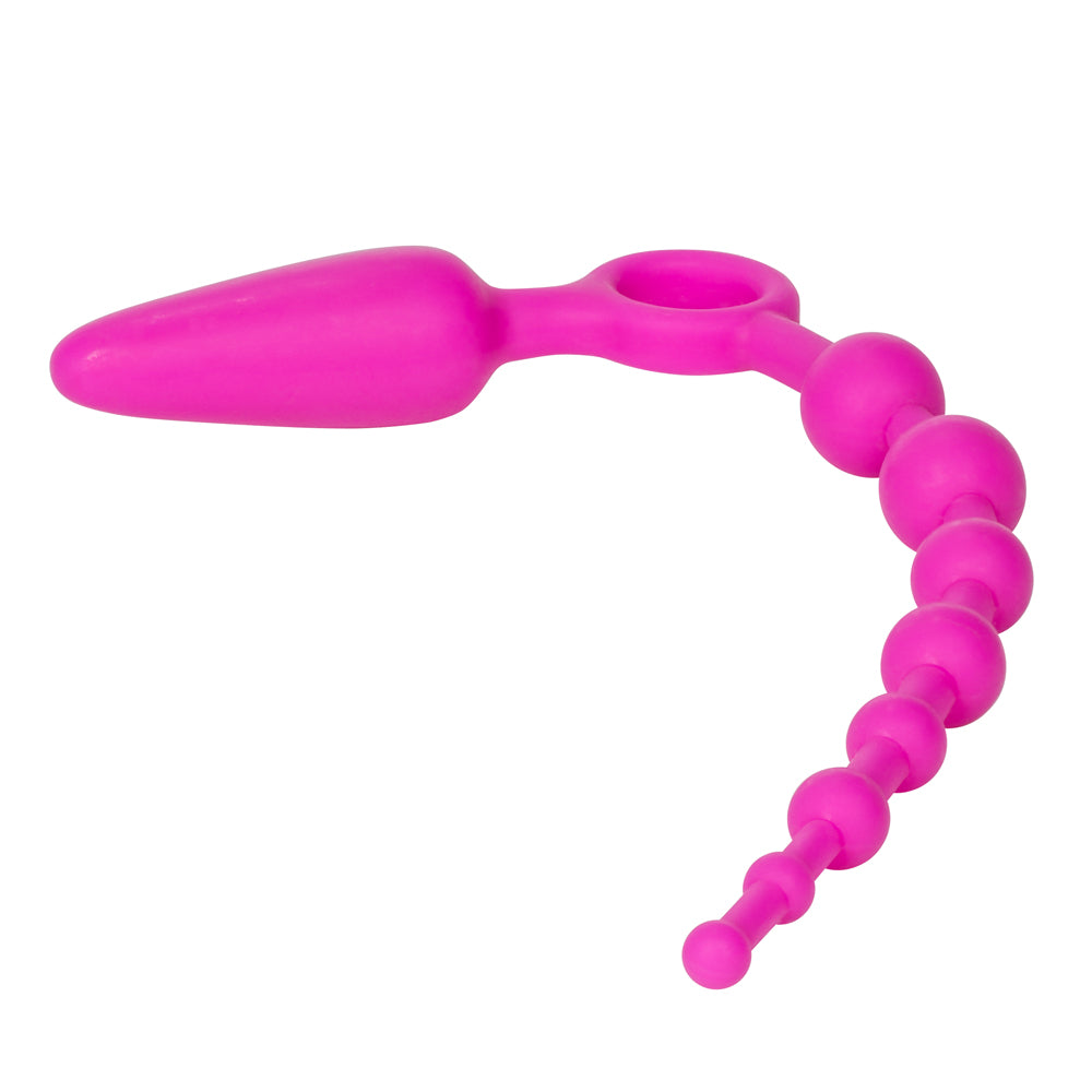 Booty Call Booty Double Dare Vibrating Anal Plug & Beads - Remote Control Adult Toy for Couples & Solo Play - Perfect for BDSM, Roleplay & Sensual Exploration