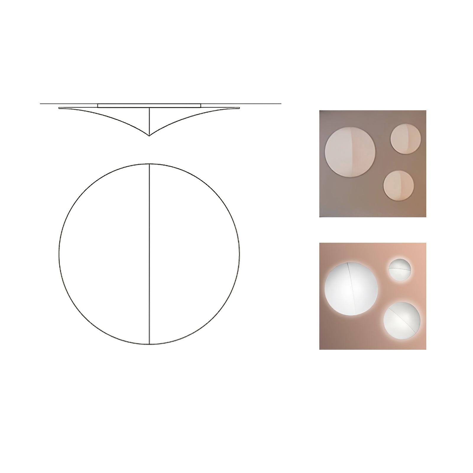Modern Geometric Wall Sconce LED Light Fixture - Mid Century Inspired Home Decor for Living Room, Bedroom & Hallway - Perfect for Ambient Lighting and Accent Wall Illumination