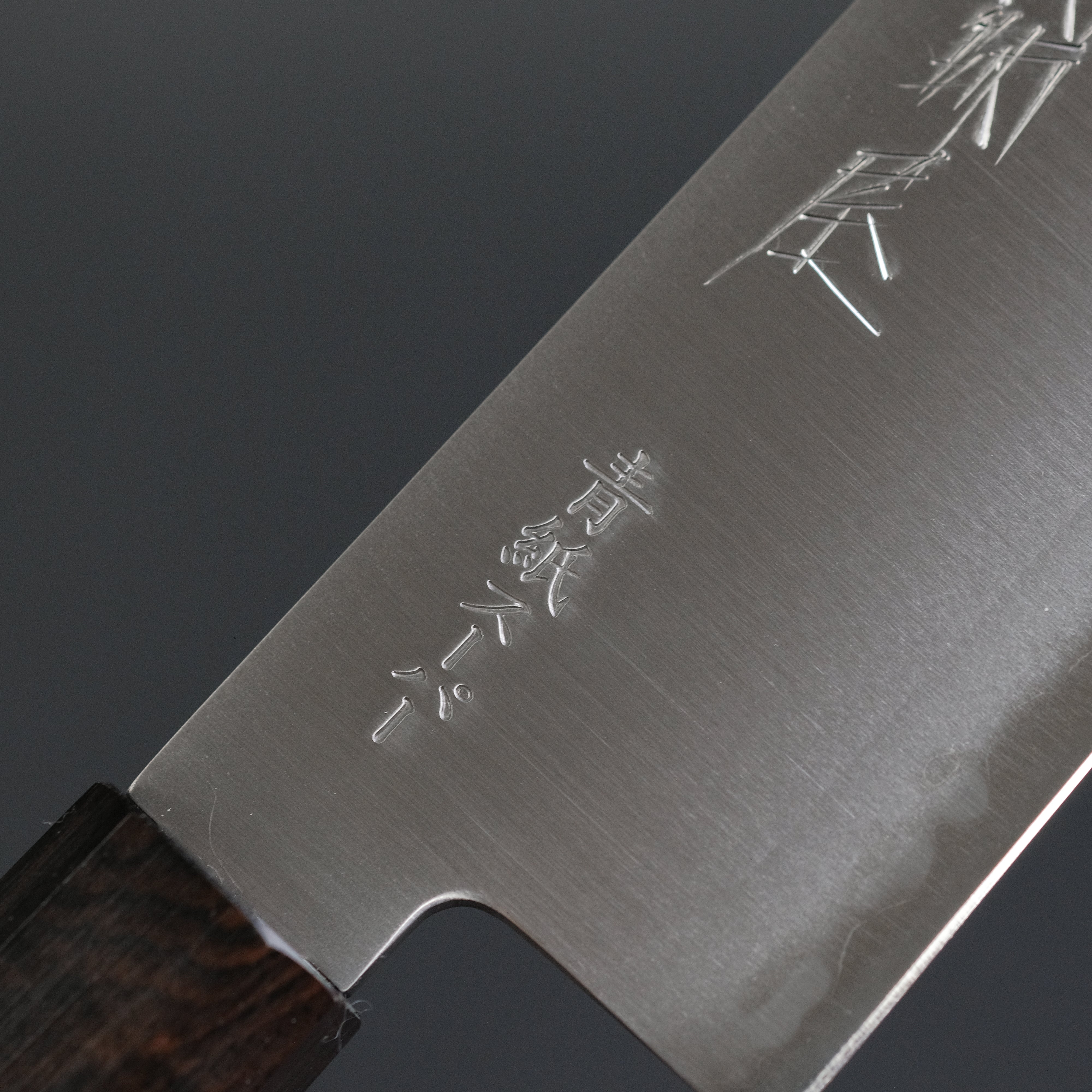 Premium Hitohira Imojiya Blue Super Stainless Gyuto 210mm Chef Knife - Japanese High-Carbon Stainless Steel Blade with Ergonomic Ebony Wood Handle - Perfect for Sushi, Meat Cutting & Professional Kitchen Use