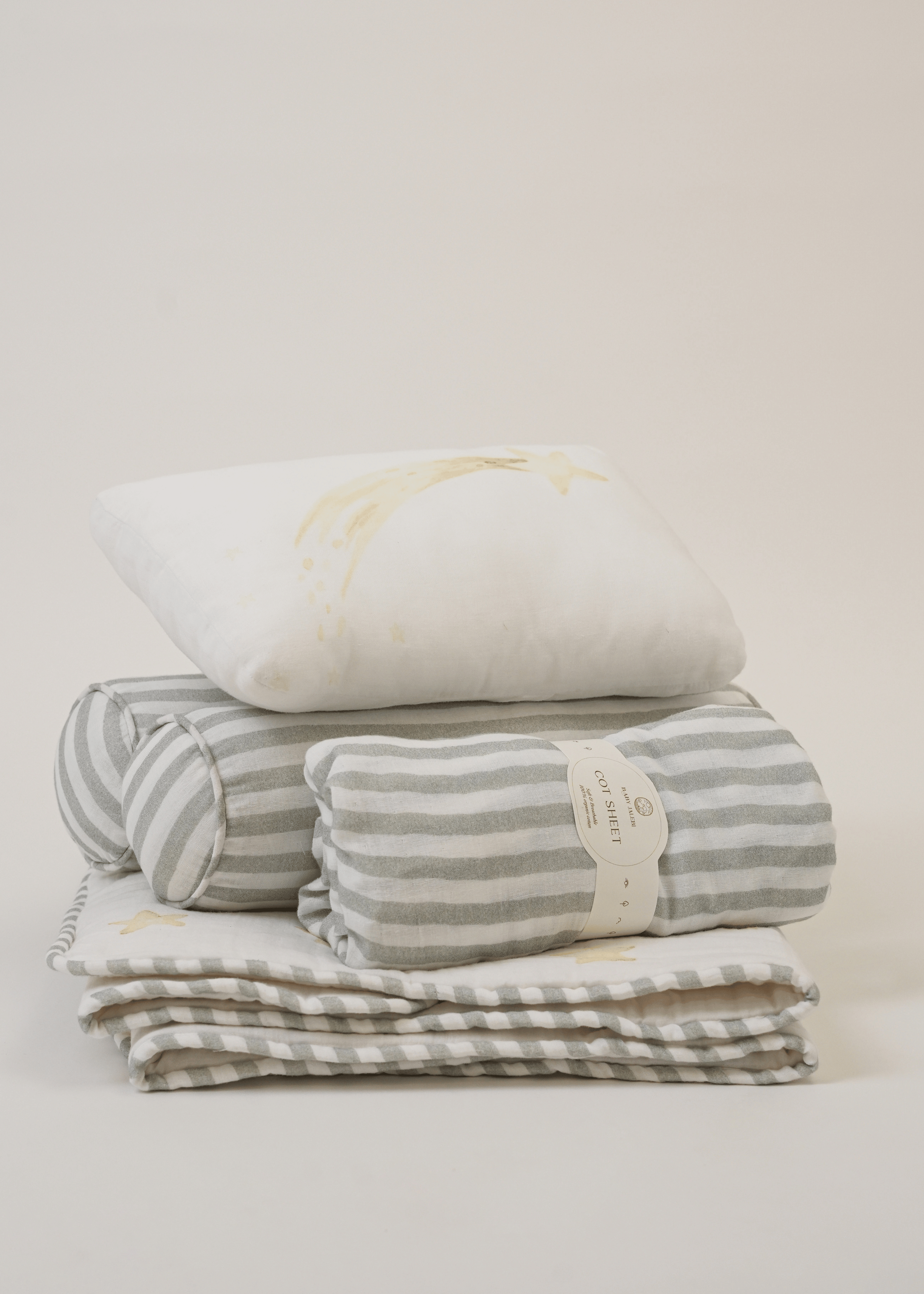 Soft and Breathable Up in the Clouds Cot Bedding Set for Baby Crib - Perfect for Nursery, Newborn Sleep, and Toddler Bedtime Comfort