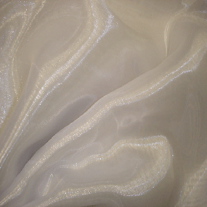 Premium White Glass Organza Fabric - Elegant & Sheer Material for Wedding Decor, Gift Wrapping & DIY Crafts