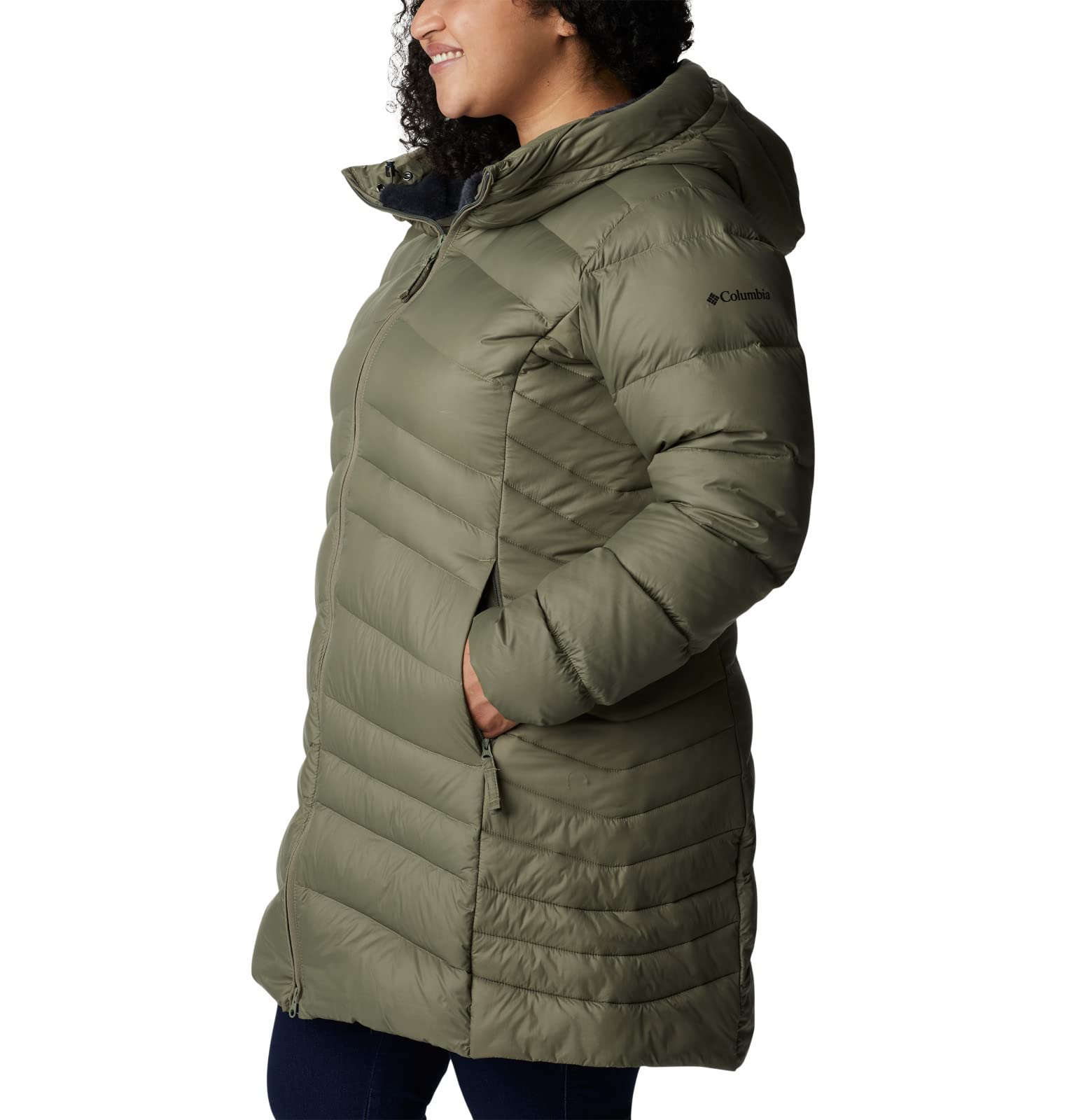 Columbia Women's Autumn Park Down Mid Jacket - Lightweight Warm Winter Coat for Hiking, Travel & Outdoor Activities