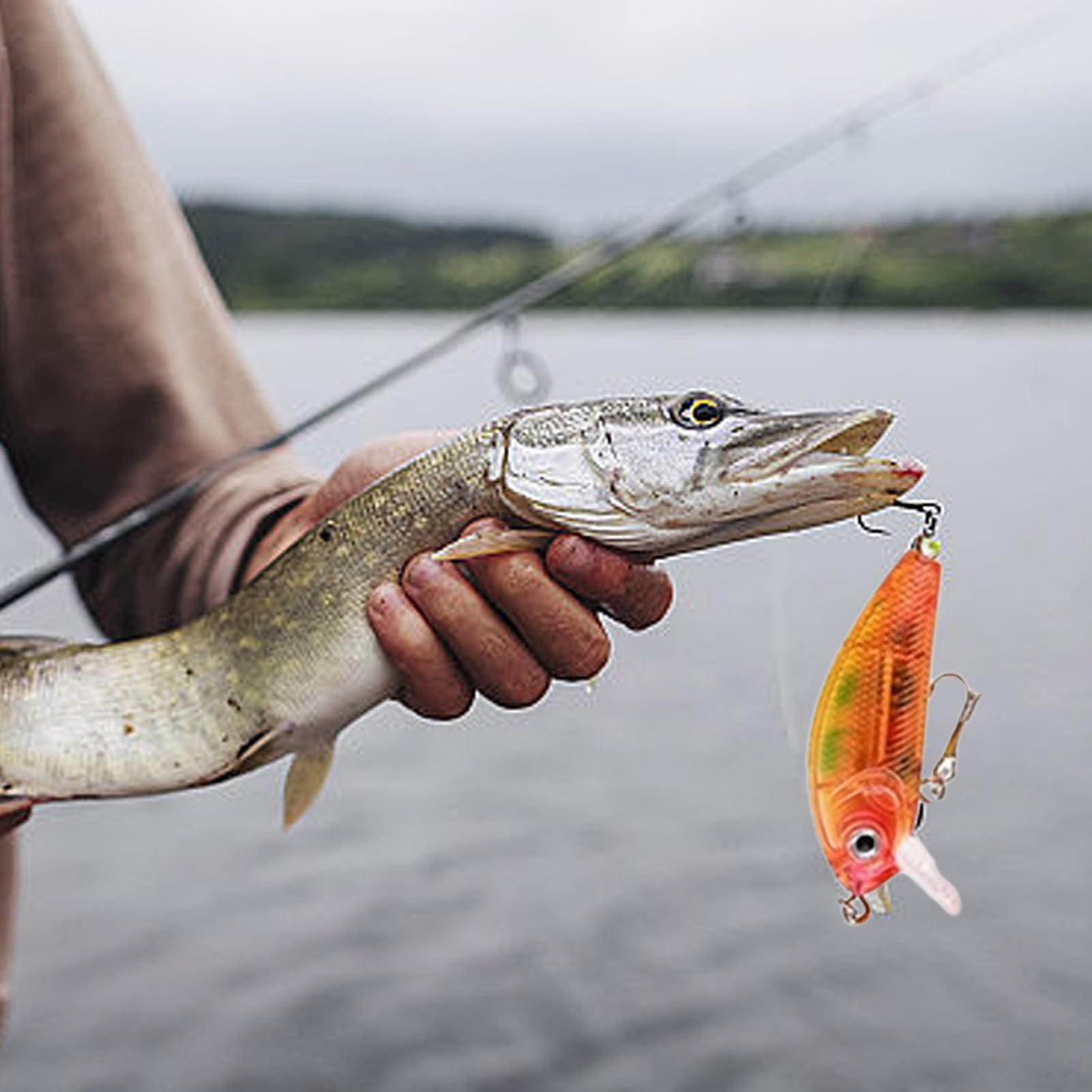**24-Day Fishing Lure Advent Calendar – Christmas Countdown Gift for Anglers, Men, Teen Boys | Perfect for Holiday Stocking Stuffers, Secret Santa & Fishing Enthusiasts**