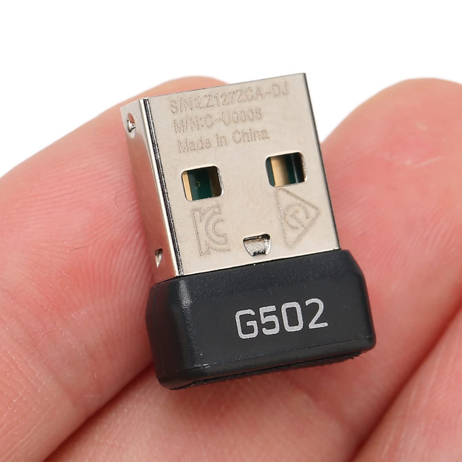 2.4G USB Wireless Mouse Receiver for Logitech G502 Lightspeed - Mini Portable USB Dongle Adapter with Stable Signal & Plug and Play - Perfect for Gaming, Office & Travel Use