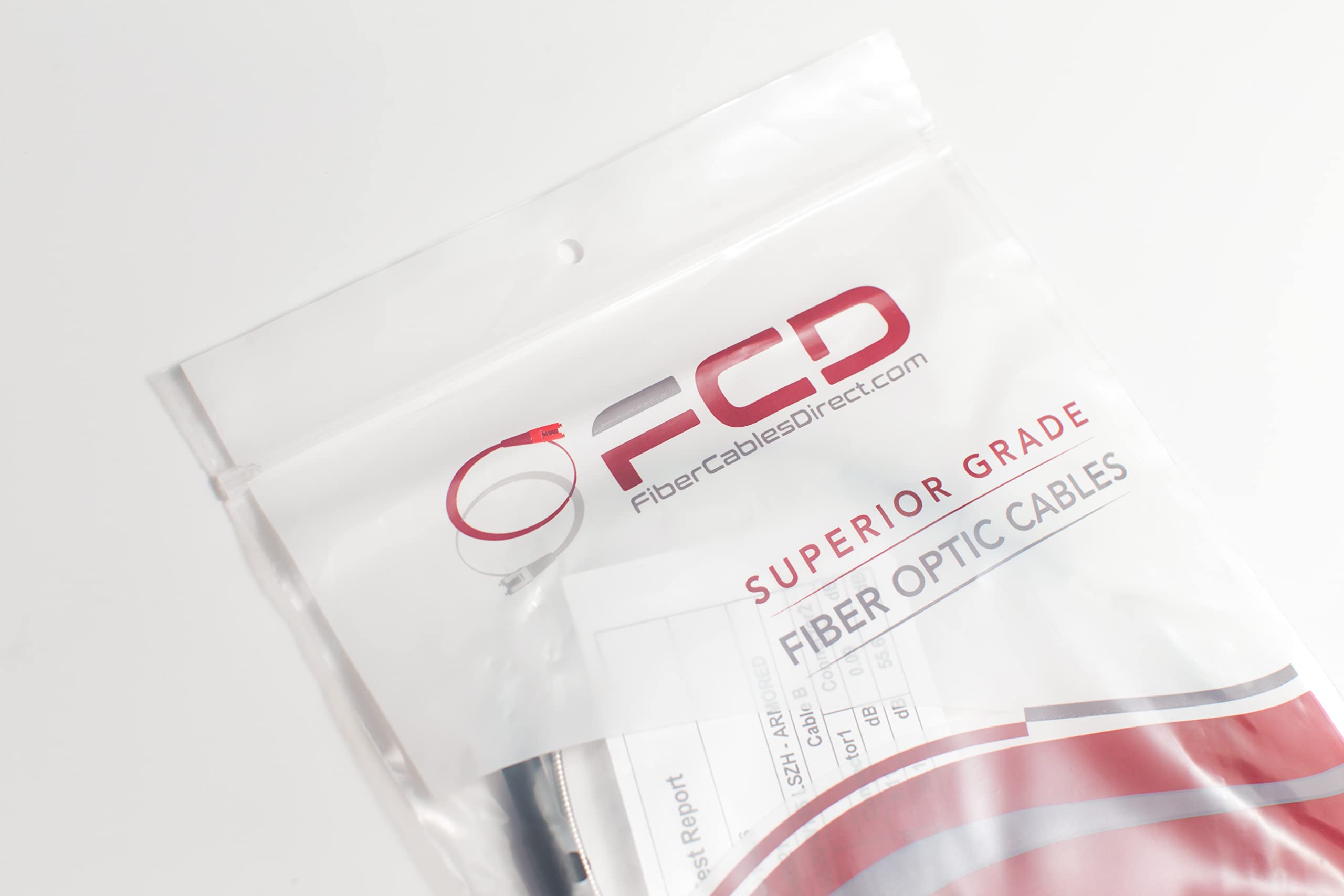 FCD - 175M OS2 LC to LC Fiber Optic Cable | Armored LSZH 10Gbps Duplex 9/125 Single Mode Jumper 175 Meter (574.14ft) | Length Options 1M-200M | 1G/10G LC-LC SMF SFP 10GBASE Armor OFNR | Ideal for Data Centers, Server Rooms & High-Speed Networking