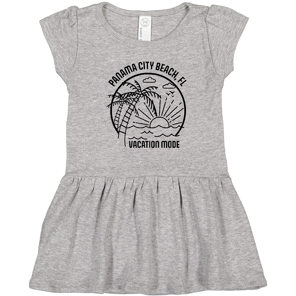 Inktastic Summer Vacation Mode Panama City Beach Florida Toddler Dress - Cute & Comfortable Girls' Outfit for Beach Trips, Family Vacations & Summer Playdates