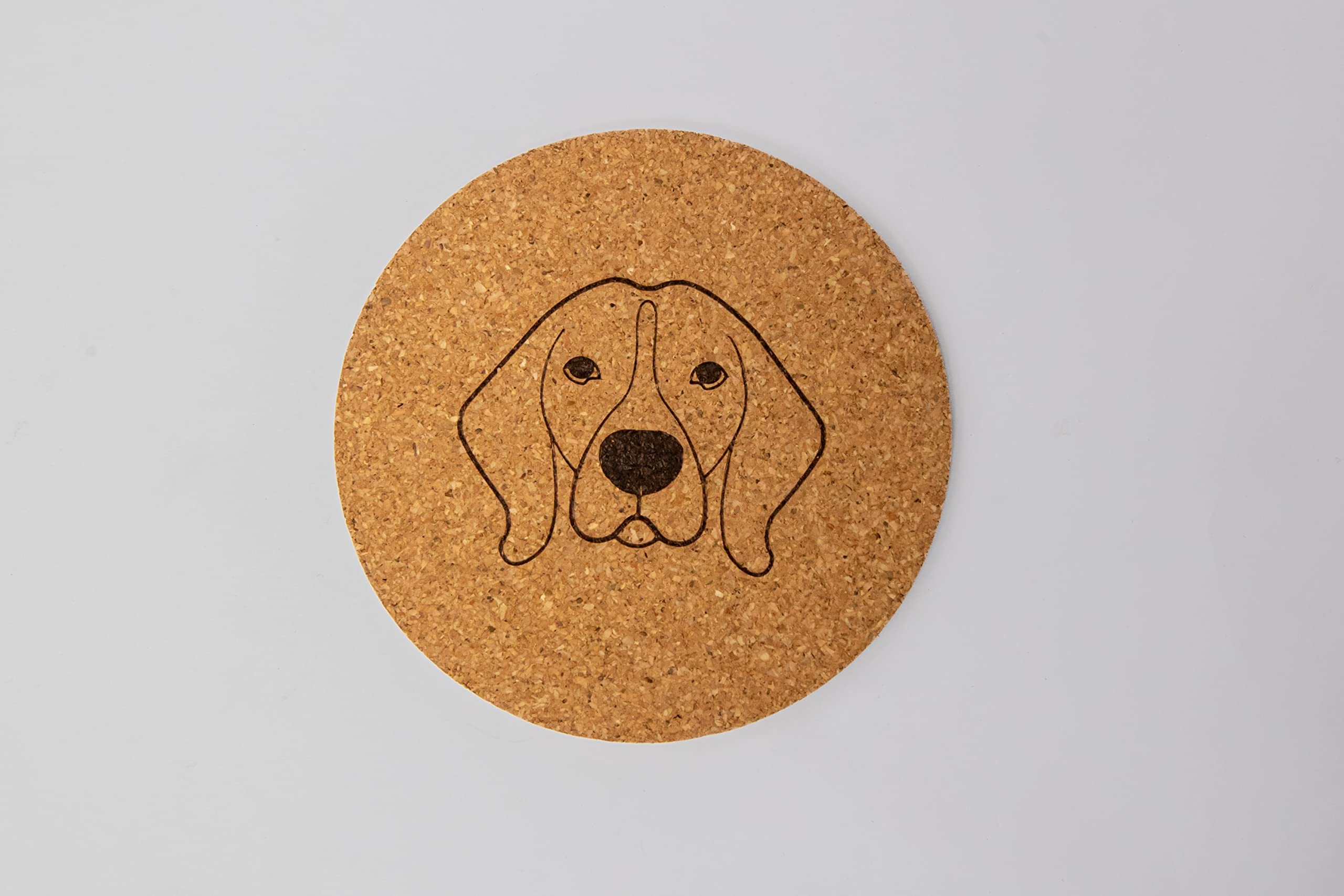 Premium Natural Cork Coasters Set of 4 - 10cm Diameter for Tea, Coffee, Beer & Wine | Eco-Friendly Drink Protectors for Mugs, Cups, Glasses & Bottles | Perfect for Home, Office, Restaurant & Bar Use