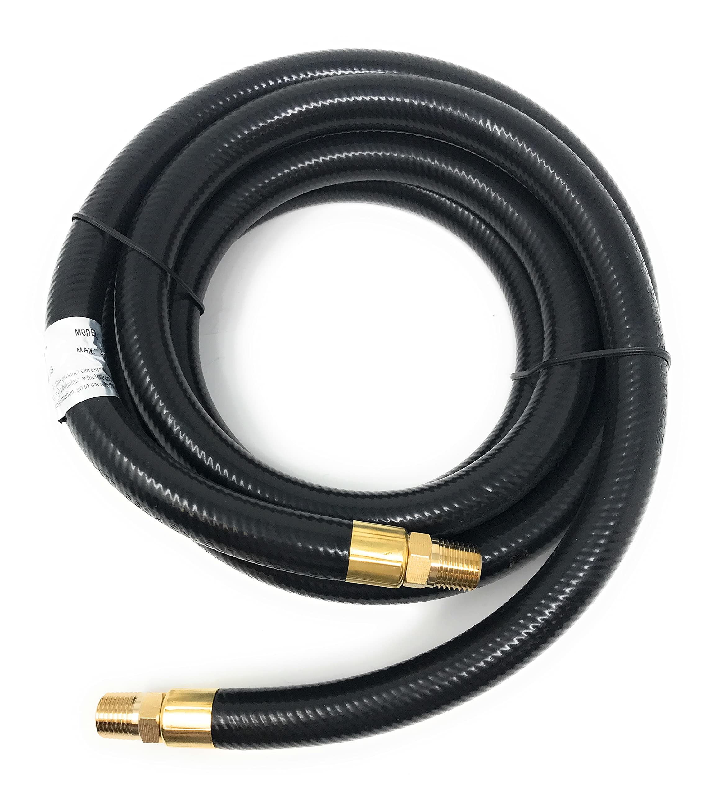 8' LP Propane Gas Hose with 1/4