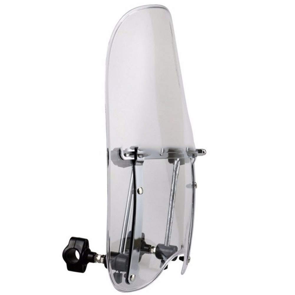 Harley Davidson Motorcycle Wind Deflector - Clear Windshield Windscreen for Sportster, Dyna Glide, Softail XL 883 & 1200, Electra Glide - Perfect for Highway Riding & Long-Distance Cruising