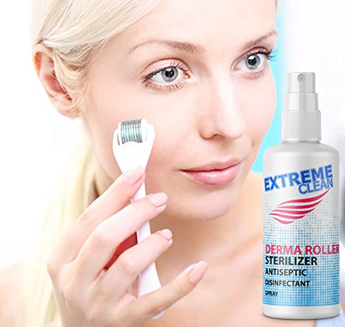 Derma Roller Sterilizer Spray - 100ml Large Size Antiseptic Disinfectant for Microneedling & Skin Care | Perfect for Pre/Post Treatment Sanitization
