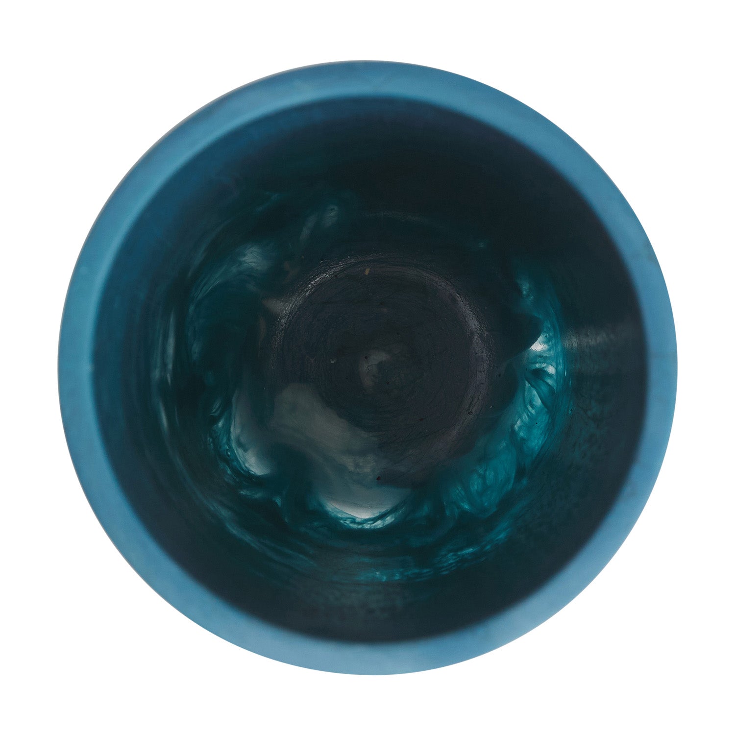 Kalinda Vase - Handcrafted Ceramic Home Decor for Living Room, Dining Table & Wedding Centerpieces | Elegant Capri Blue Design