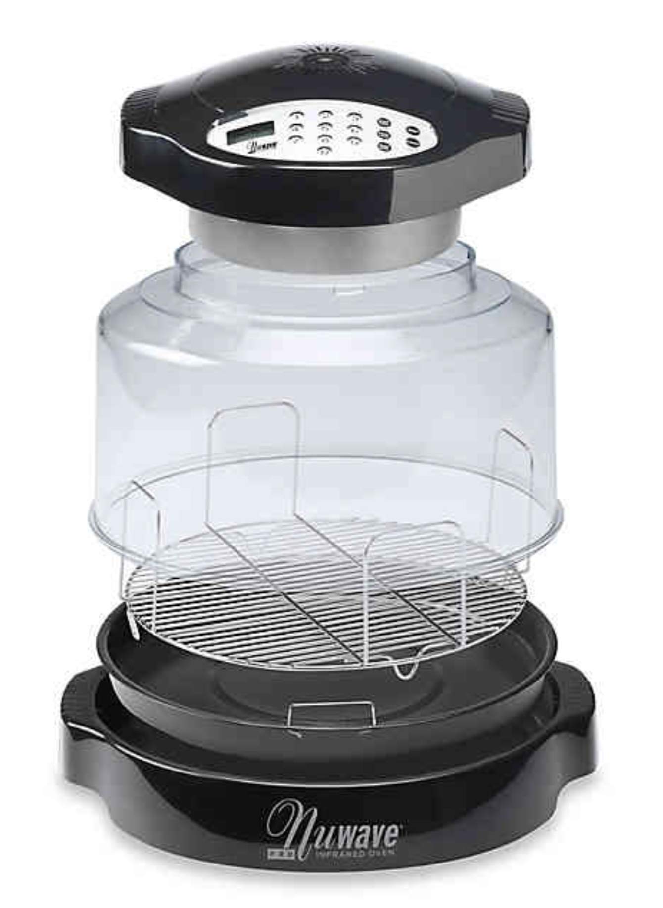 NUWAVE Oven Pro Plus - 12-in-1 Countertop Convection Oven with Triple Combo Cooking Technology | Air Fry, Roast, Bake, Broil, Dehydrate | Perfect for Small Kitchens, Dorms & RV Cooking