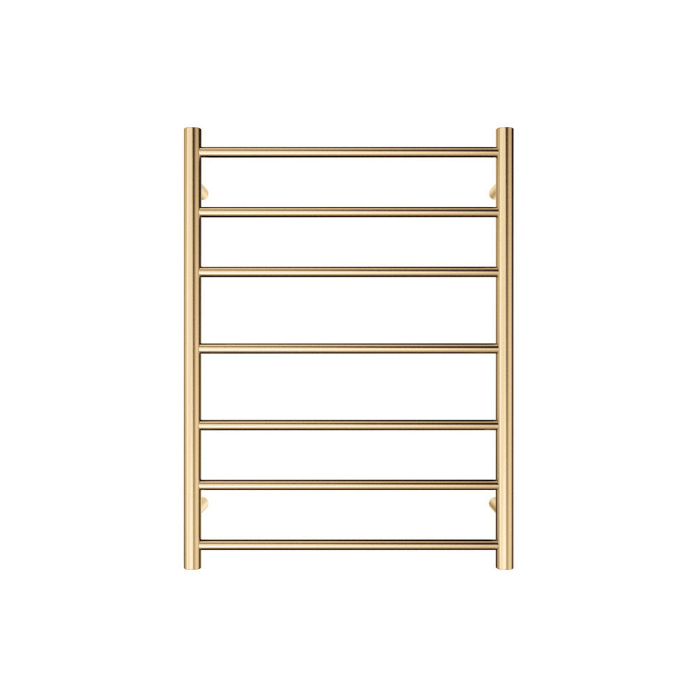 Fienza 8276080UB Isabella Heated Towel Rail 24x32 Inches, Urban Brass Finish - Premium Bathroom Heater for Luxury Spa, Hotel & Home Use