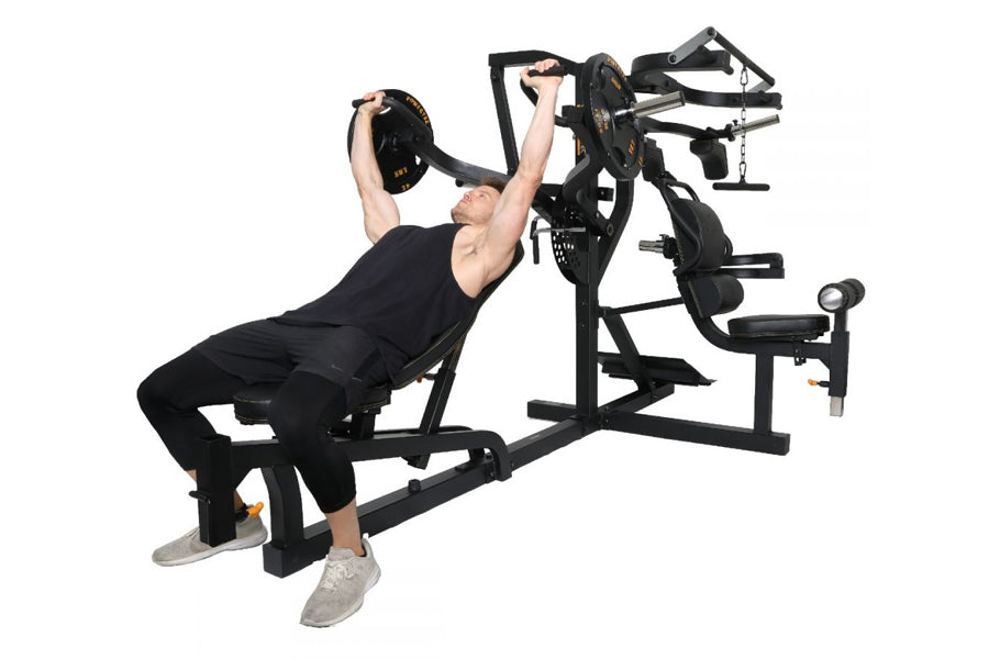 Powertec Workbench Multisystem Home Gym - Heavy Duty Strength Training Equipment for Full Body Workout (Black) | Perfect for Home Gym, Garage Fitness & Strength Training