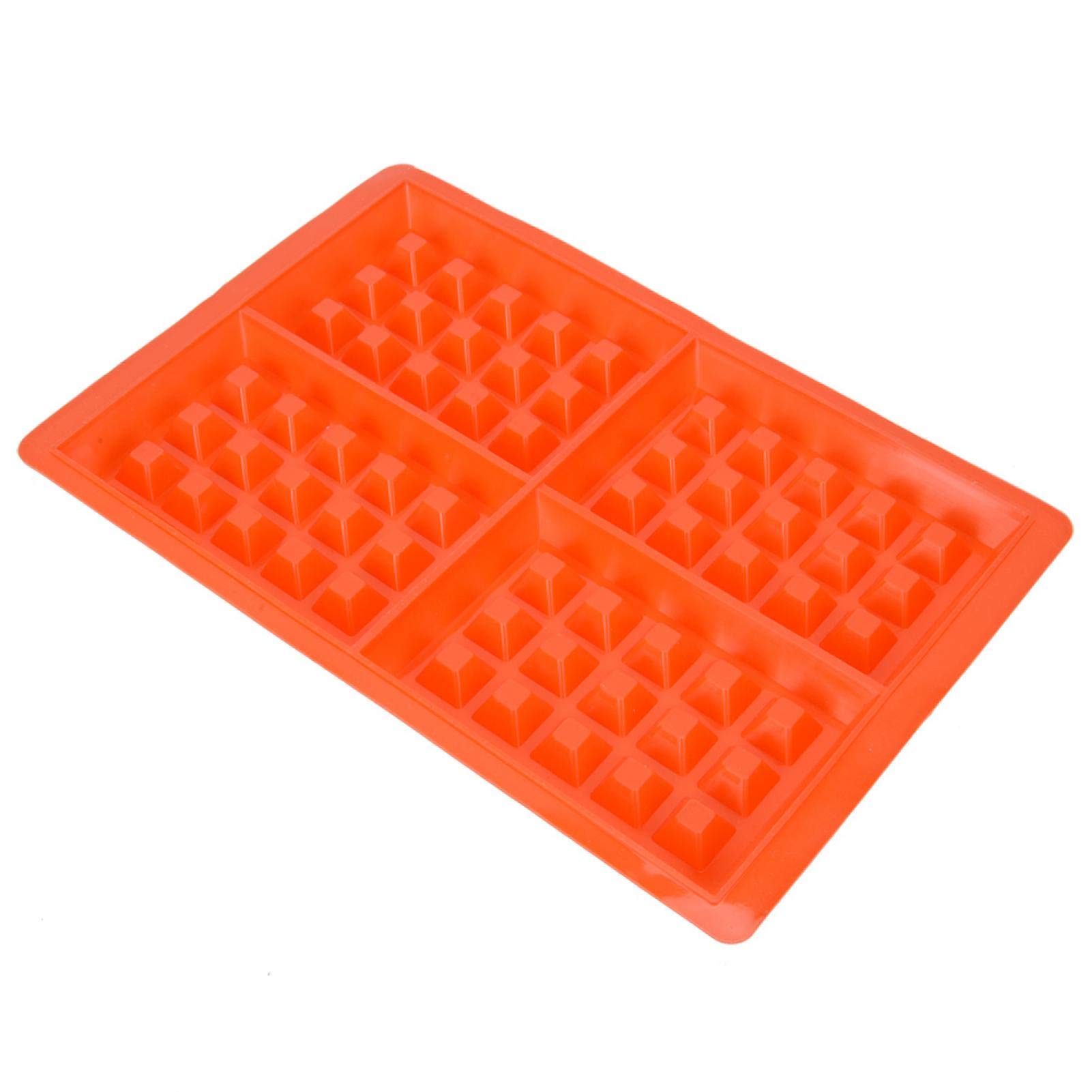 Non-Stick Silicone Waffle Mold - 4/5 Cavity Baking Pan for Cakes, Muffins & Chocolate - Perfect for Home Baking, Party Desserts & DIY Treats
