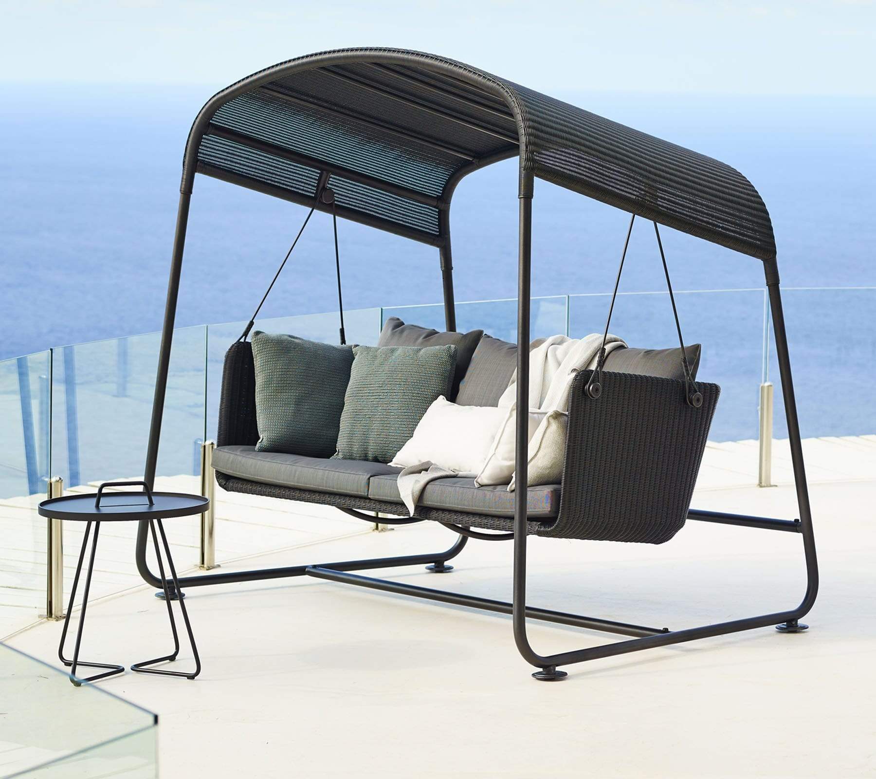 Outdoor Swing Sofa for Patio - Hanging Hammock Chair with Stand - Perfect for Backyard, Garden, and Relaxation