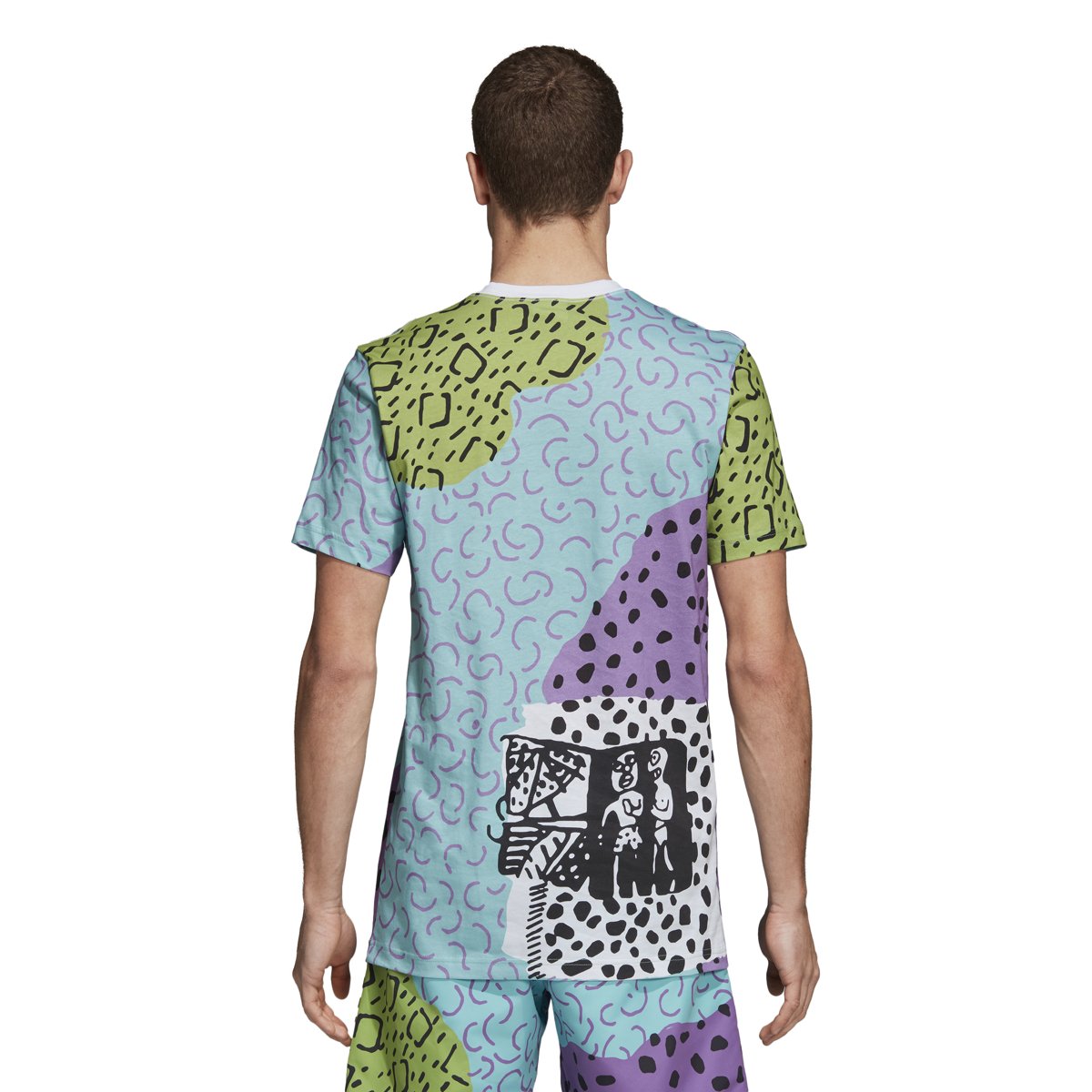 Adidas CM Beach T-Shirt for Men - Comfortable Cotton Short Sleeve Casual Tee - Perfect for Summer, Beach, and Outdoor Activities