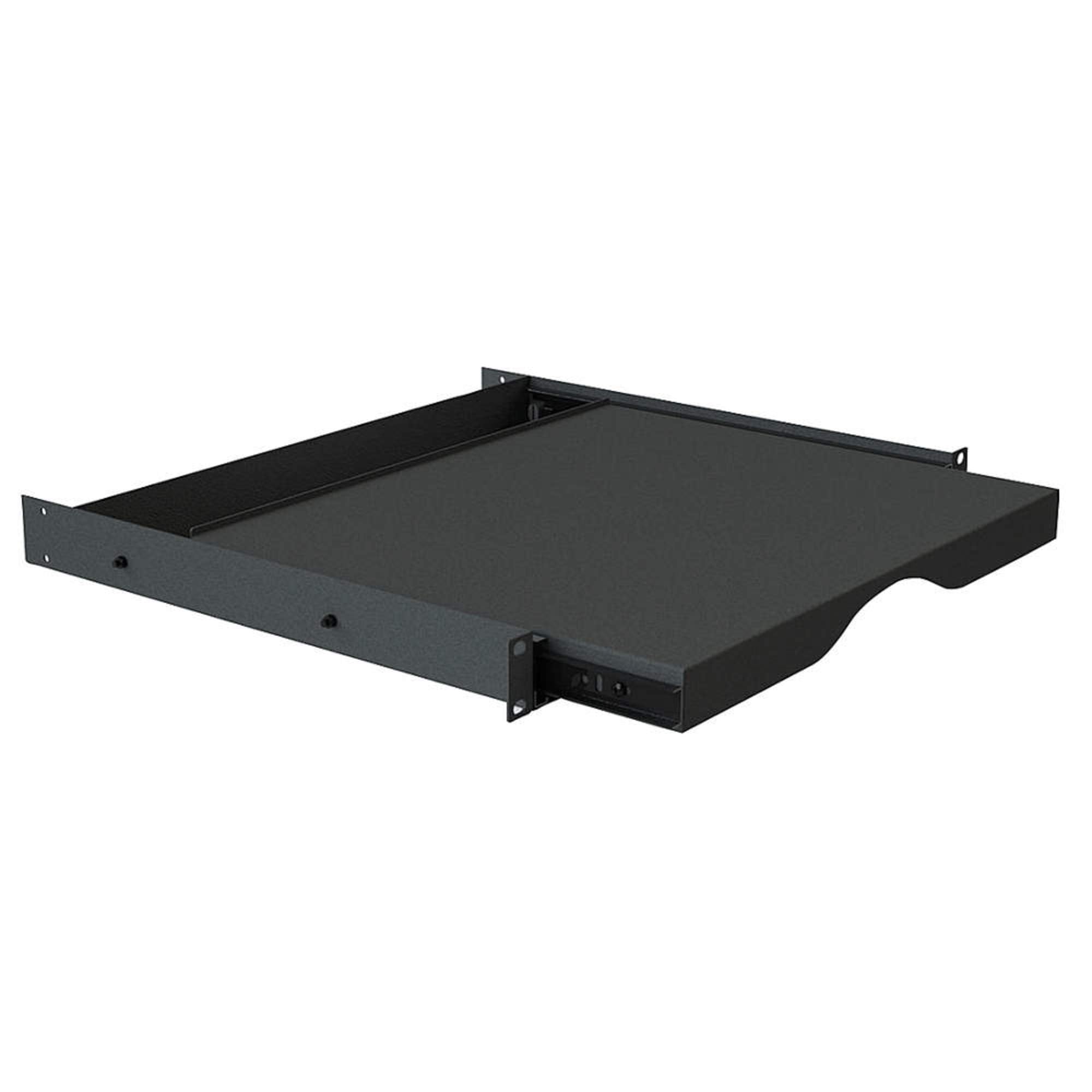 Heavy Duty Steel Rack Mount Sliding Shelf - Adjustable Server Rack Drawer for IT Equipment, Data Center & Home Office Organization