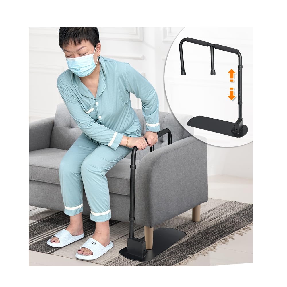 Elderly Standing Assist Chair Lift - Mobility Aid for Seniors & Adults, Couch Lift Assist Cane with Standing Support - Daily Living & Home Care Essential (Black) - Perfect for Post-Surgery Recovery & Independent Living