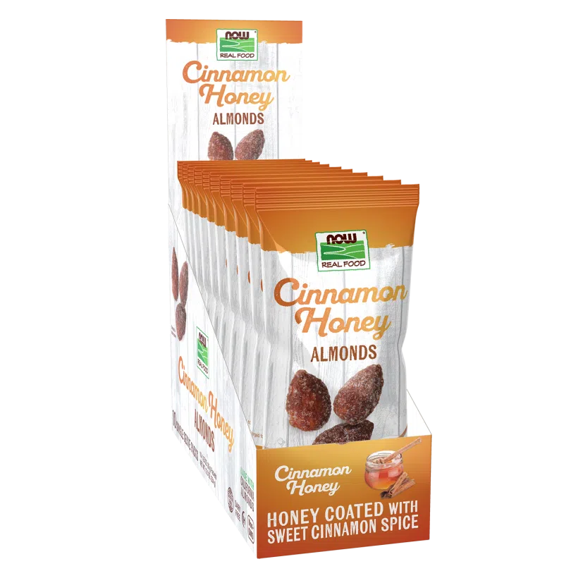 NOW Real Food Almonds - Raw, Unsalted, Non-GMO, Gluten-Free Snack - Perfect for Healthy Snacking, Baking & Cooking
