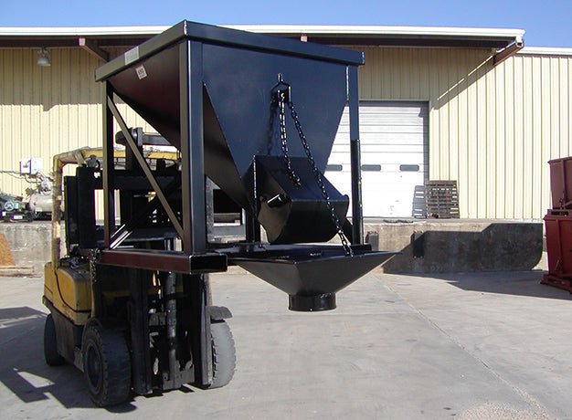 Concrete Hopper - Heavy Duty Cement Mixing Bucket for Construction & DIY Projects | Perfect for Pouring, Mixing & Transporting Concrete