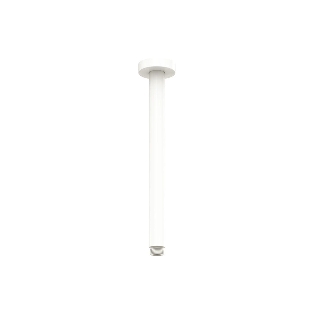 Fienza 422114MW Kaya Round Shower Dropper in Matte White - Modern Bathroom Faucet for Spa-Like Shower Experience