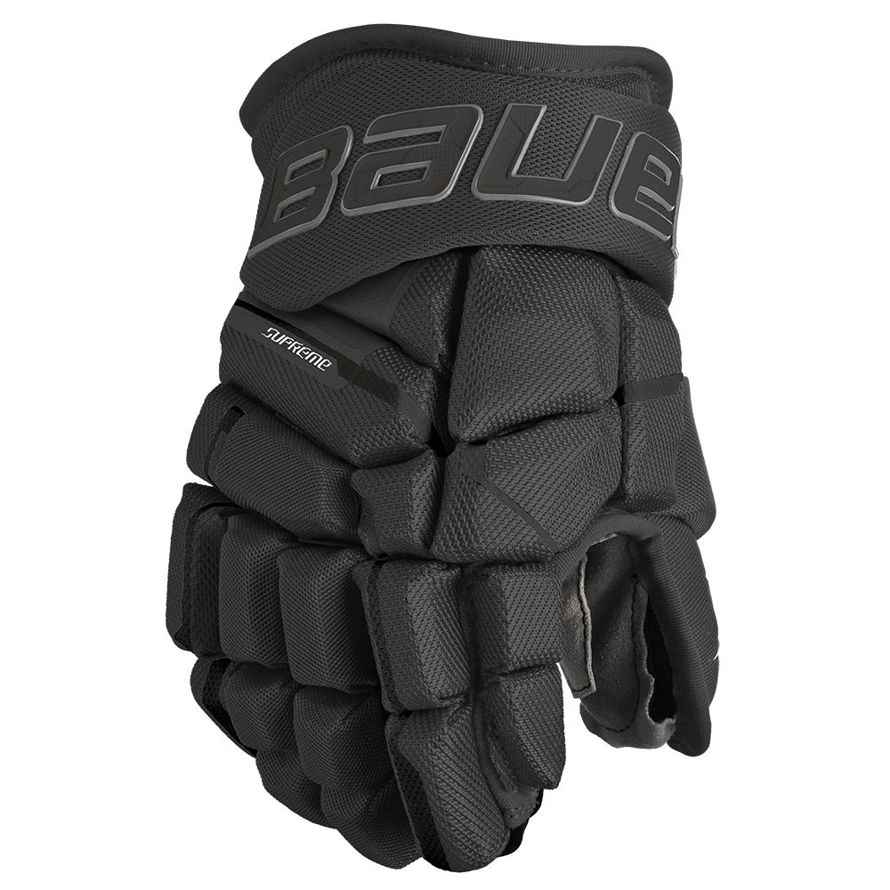 Bauer Supreme Mach Junior Ice Hockey Gloves - Youth Protective Gear for Ice Skating & Hockey Training - Perfect for Rink Practice & Games