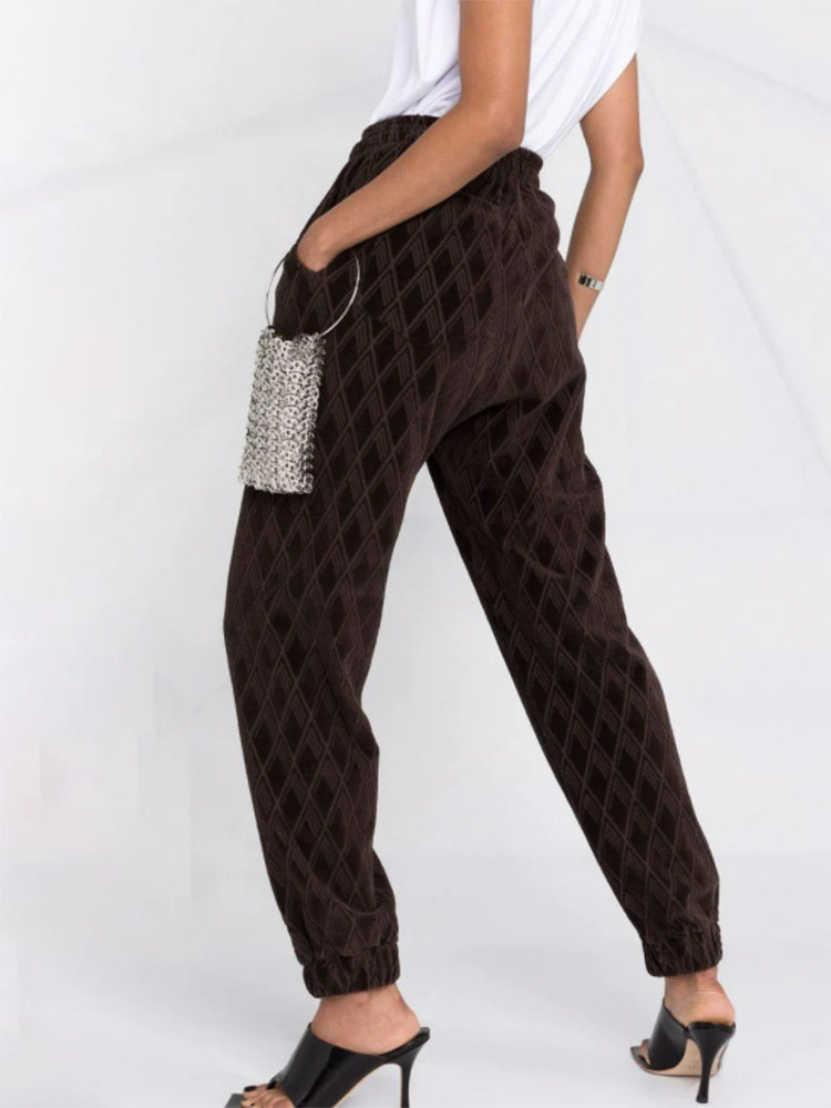 High Waisted Corset Sports Pants for Women - Comfortable Workout & Yoga Leggings - Perfect for Gym, Running, and Casual Wear