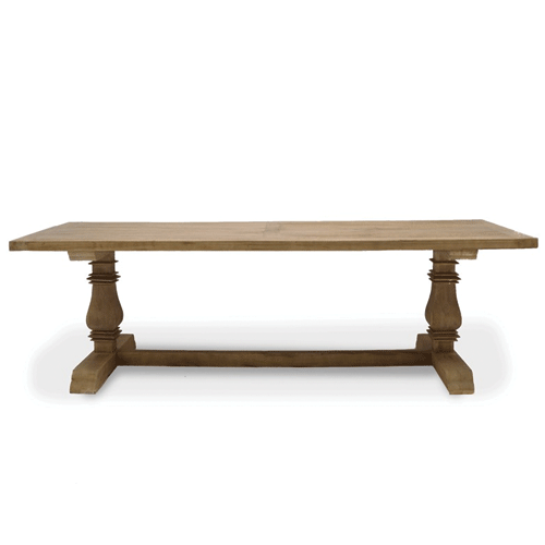 Madrid Dining Table 245cm - Modern Large Wooden Dining Table for 8-10 People | Perfect for Family Gatherings, Dinner Parties & Open-Concept Dining Rooms