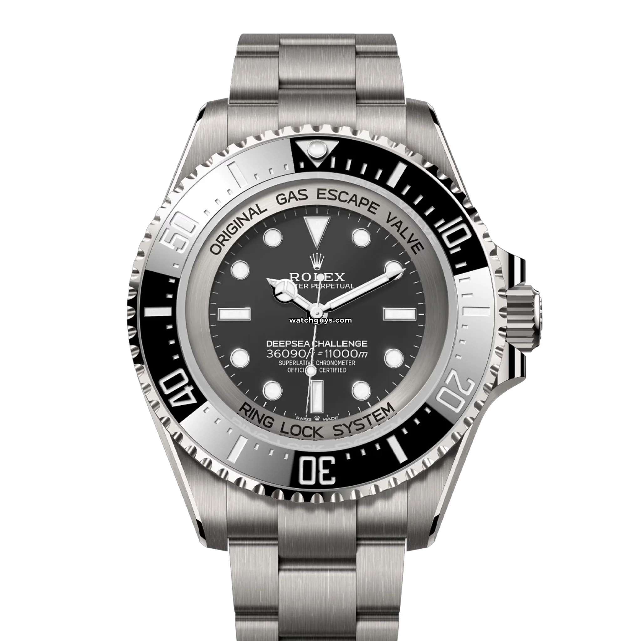 Rolex Deepsea Challenge 126067 Black Diver Watch - Professional 50mm Stainless Steel Oyster Bracelet - Perfect for Deep Sea Diving & Luxury Collectors