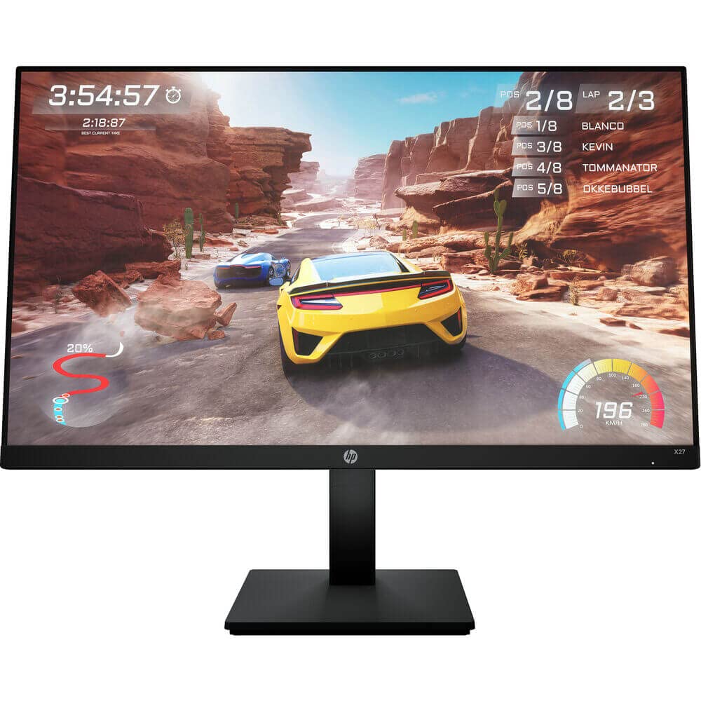 HP 27-inch QHD Gaming Monitor with AMD FreeSync Premium & Height/Tilt Adjustment - X27q (2021 Model) for Esports, Streaming & Home Office Setup
