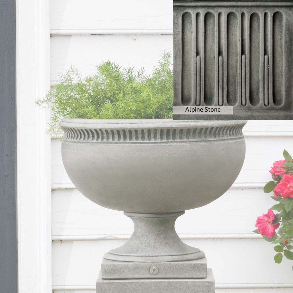 Campania International Williamsburg Tayloe House Urn - Classic Garden Urn for Outdoor Decor, Patio, and Landscaping | Durable Resin Planter for Flowers and Plants