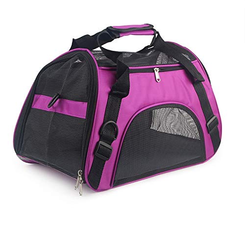 Portable Pet Carrier Bag for Dogs & Cats - Soft-Sided Travel Carrier with Breathable Mesh for Air Travel, Hiking, Walking & Outdoor Adventures | Perfect for Vet Visits, Road Trips & Daily Use
