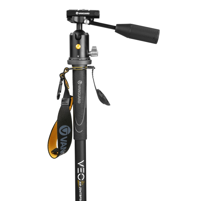 VEO 2S AM 234 TBP50T Aluminum Monopod with Ball Head - Lightweight & Adjustable Camera Support for Photography, Videography, Travel & Outdoor Shooting