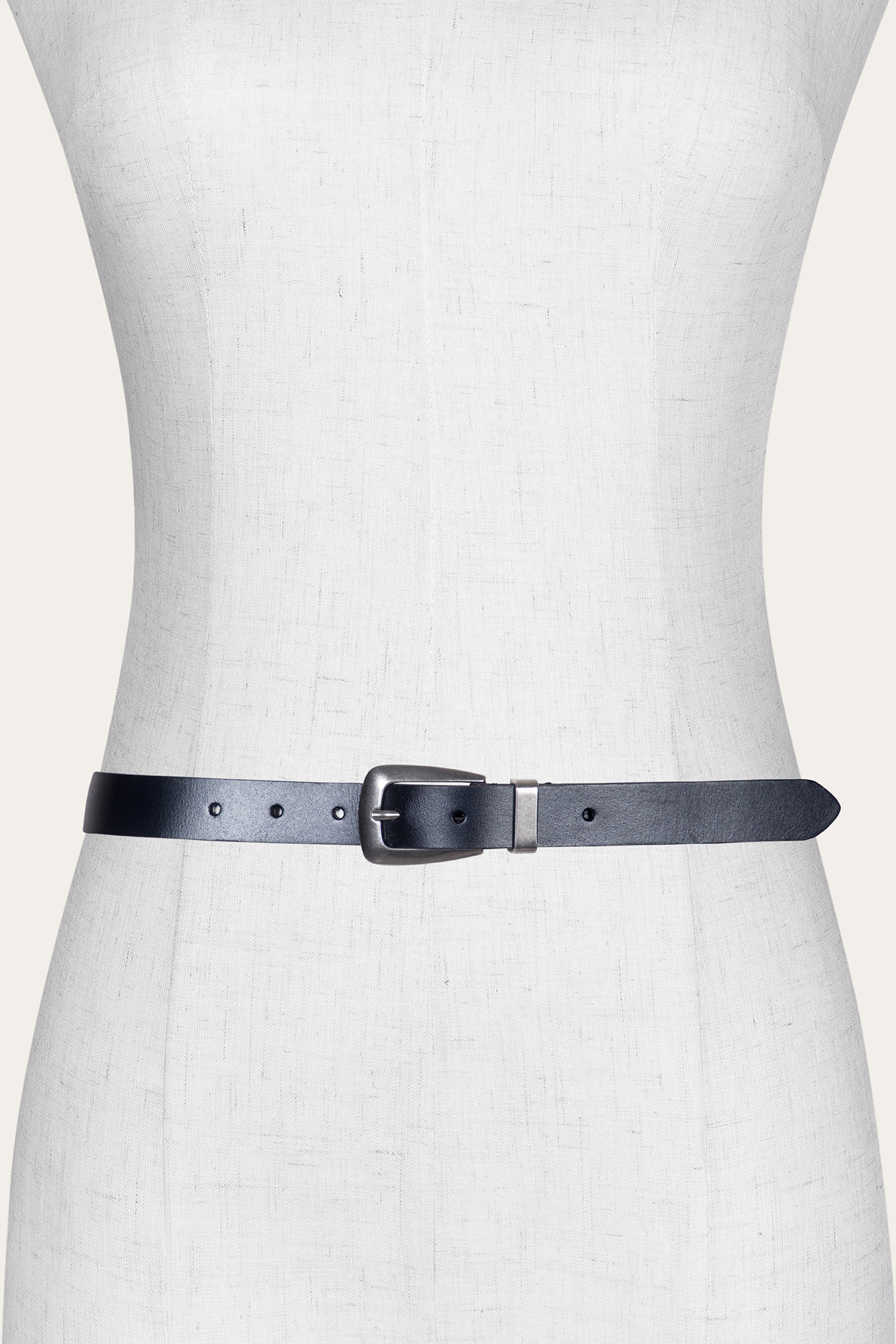 25mm Leather Belt with Metal Loop - Stylish and Durable Waistband for Men & Women | Perfect for Casual, Office, and Formal Outfits