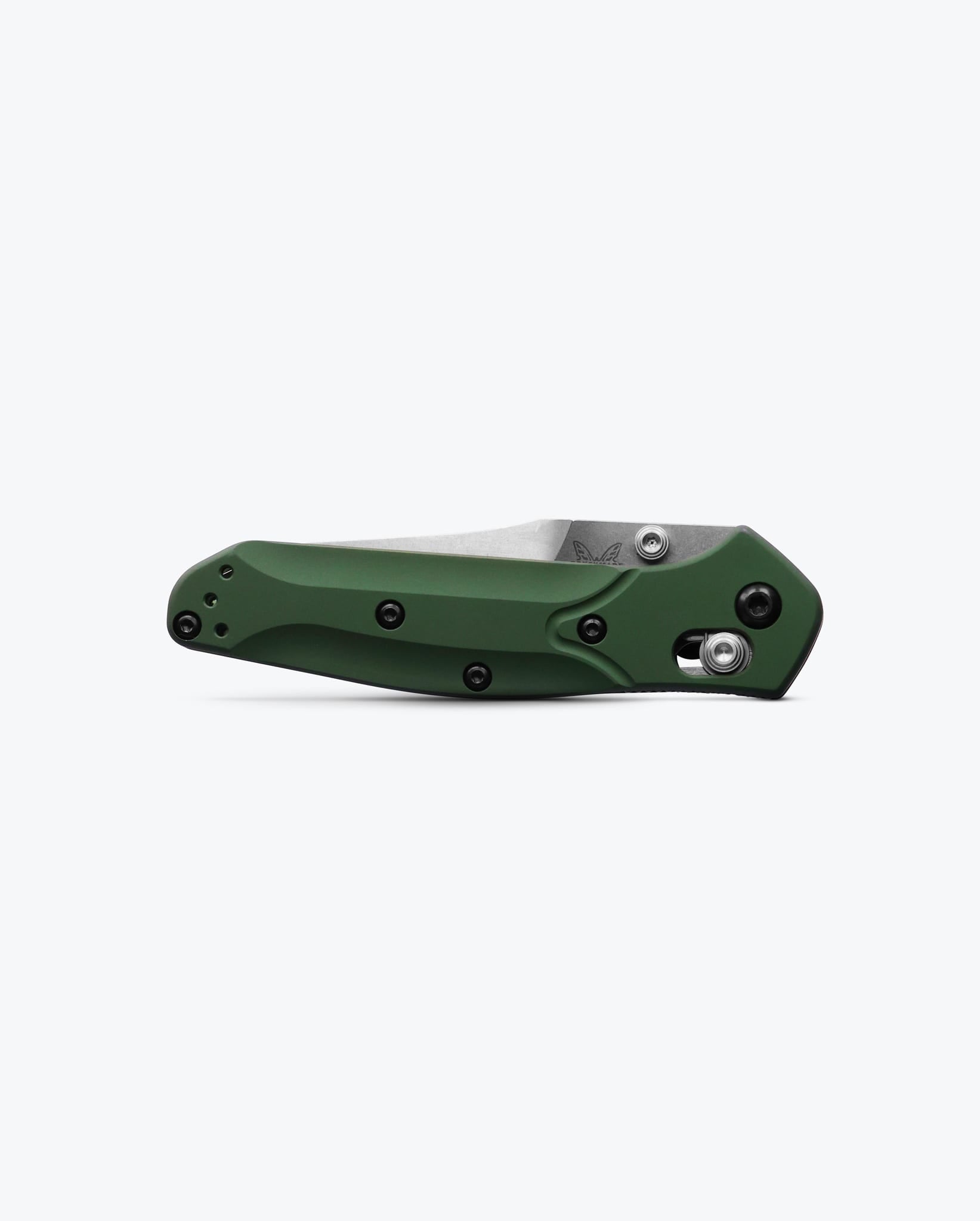 Benchmade 945 Mini Osborne Folding Knife - Green Aluminum Handle, EDC Pocket Knife for Everyday Carry, Outdoor Camping & Hiking