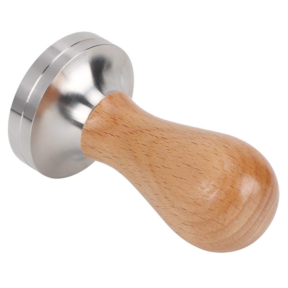 Yosoo 58mm Stainless Steel Coffee Tamper with Ergonomic Handle - Professional Espresso Tamping Tool for Home Baristas & Coffee Shops - Perfect for Espresso Machines, French Press & Coffee Brewing Accessories