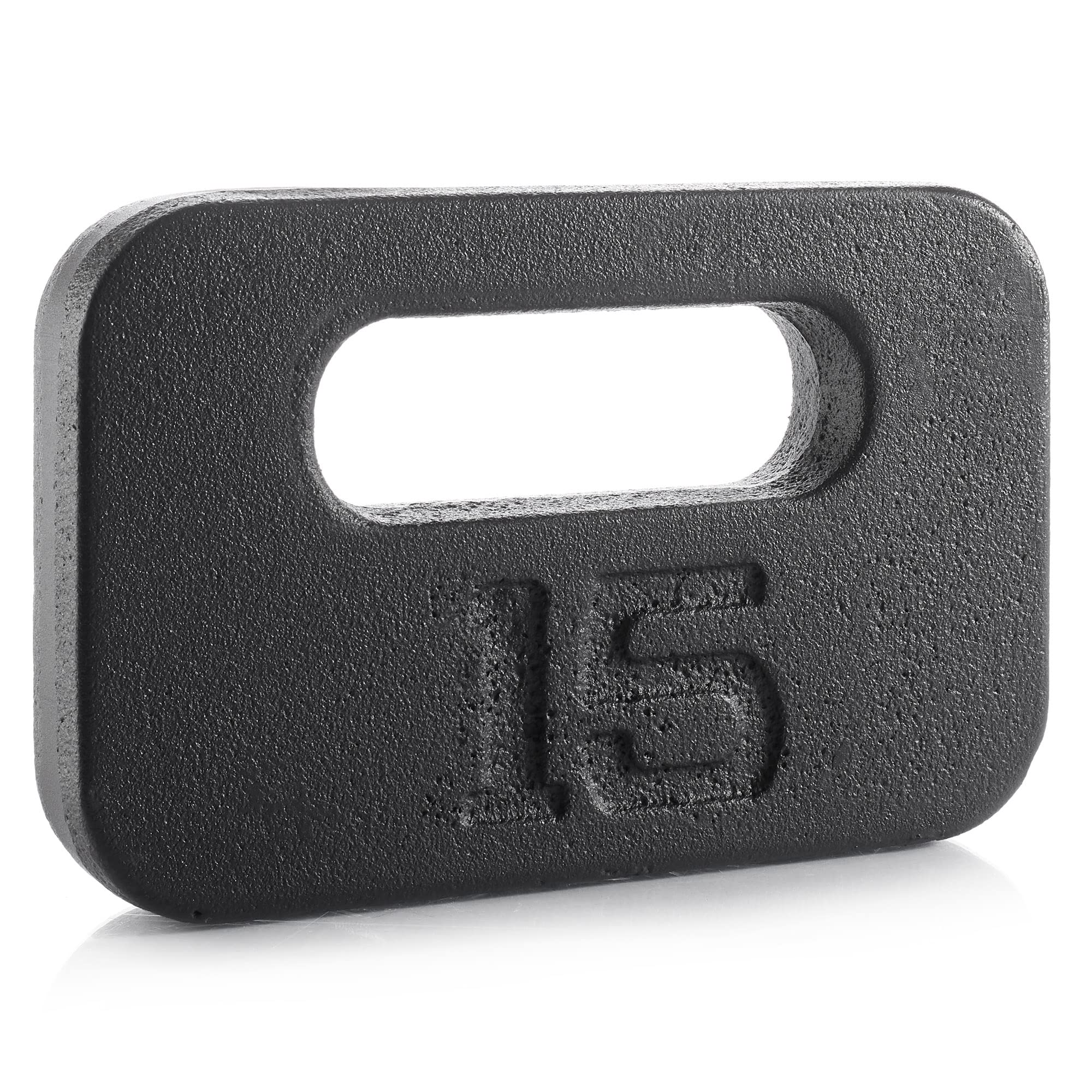 Philosophy Gym Cast Iron Ruck Weight Plate with Handle - Heavy Duty Fitness Equipment for Cross Training, Strength Workouts & Outdoor Fitness Activities