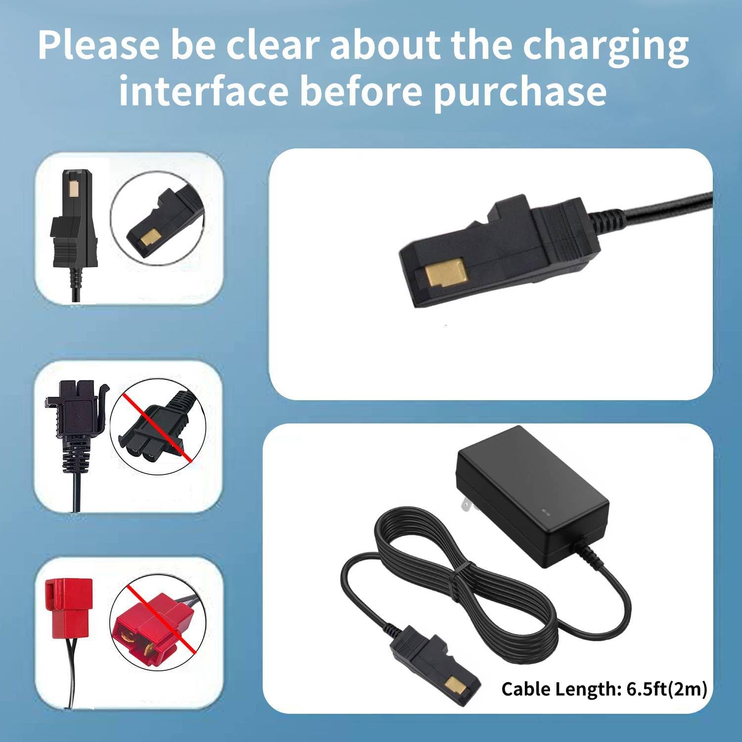 12V Battery Charger for Power Wheels & Fisher-Price Ride-On Toys - Replacement Charger (00801-0638) - Perfect for Kids' Electric Cars, Jeeps & Toy Vehicles