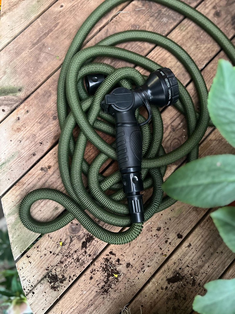 Premium Heavy-Duty Garden Hose - 50ft, 5/8 Inch, Kink-Free, UV Resistant - Ideal for Watering Lawns, Washing Cars & Outdoor Cleaning