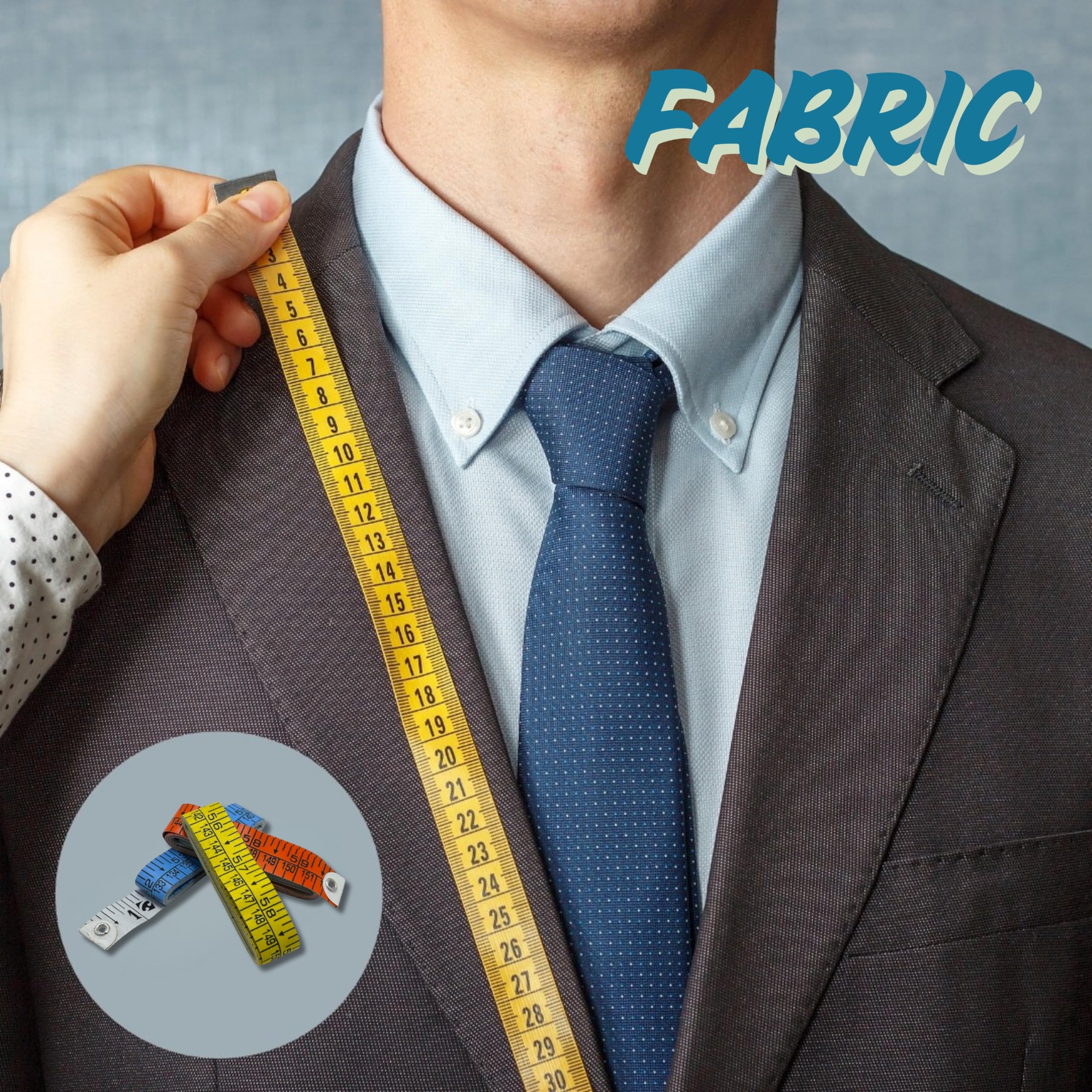 ZENITH 3-Pack Body Measuring Tape - 60 Inch Double-Sided Fiberglass Ruler, Flexible & Portable for Sewing, Dressmaking & Tailoring | Perfect for DIY Fashion Design, Weight Loss Tracking & Home Craft Projects