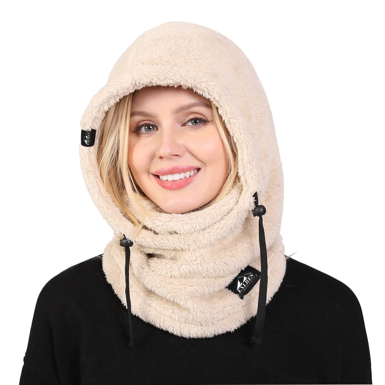 Windproof Fleece Balaclava Face Mask for Men & Women - Cold Weather Ski Mask with Warm Face Cover - Perfect for Skiing, Snowboarding, Motorcycling & Outdoor Winter Activities
