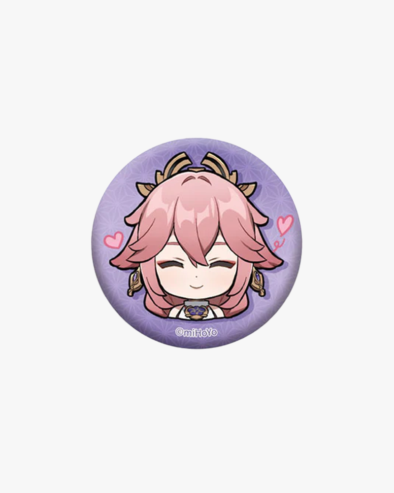 Genshin Impact© Chibi Character Emote Badge Vol.2 - Cute Anime Collectible Pins for Backpacks, Jackets & Cosplay - Perfect for Gamers & Anime Fans