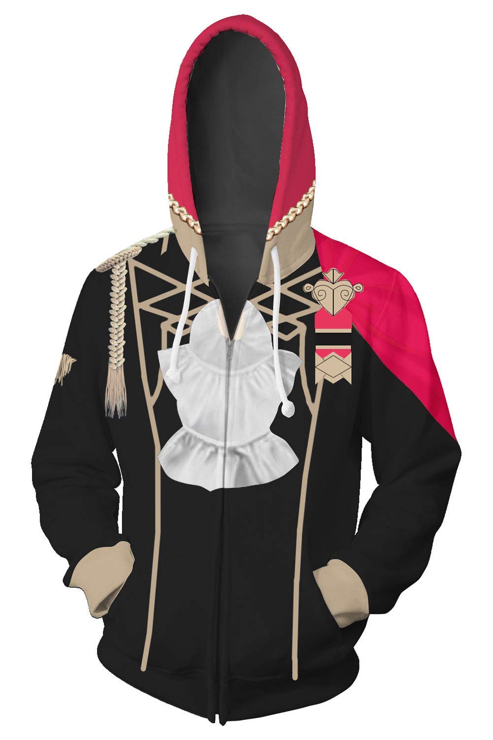 Fire Emblem Three Houses Cosplay Hoodie - Men's Character Jacket Sweatshirt Coat for Anime Convention & Game Costume Party