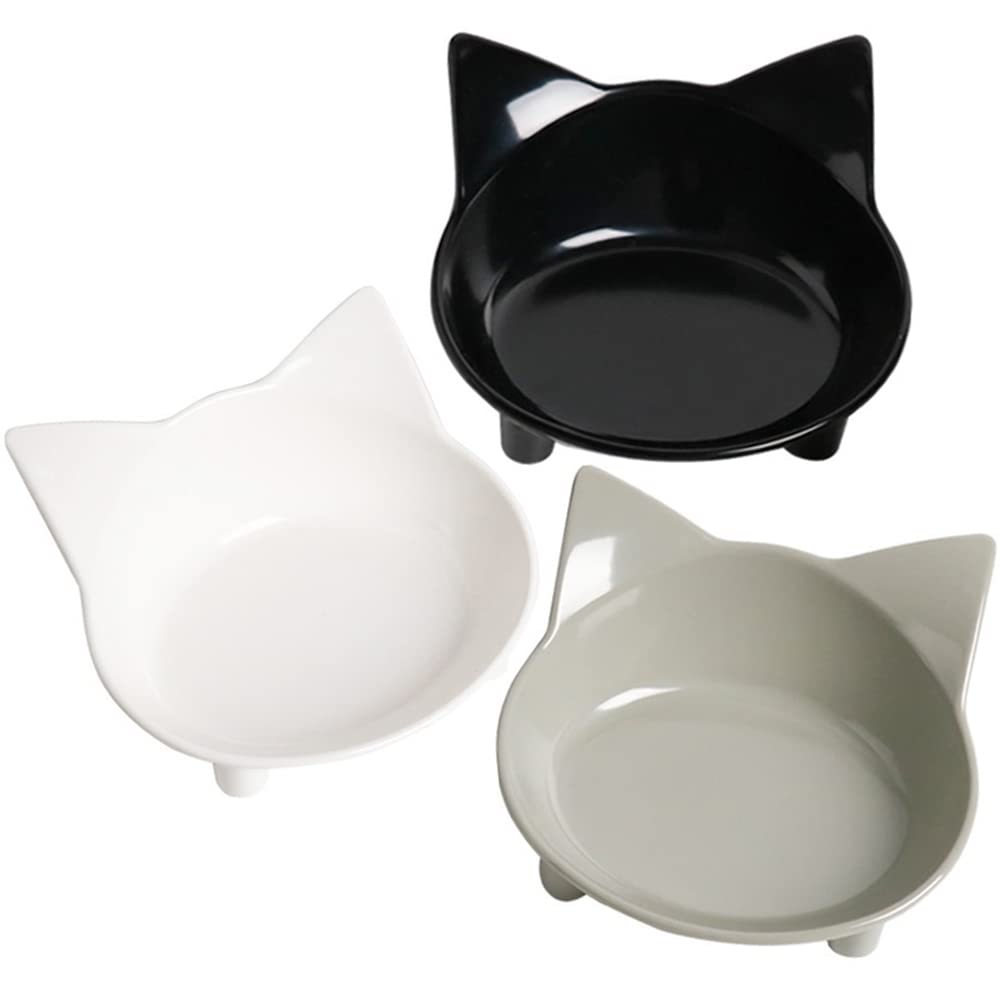 Skrtuan Non-Slip Pet Bowl - Wide Shallow Dog & Cat Food Dish for Whisker Fatigue Relief, Safe Food-Grade for Puppies, Kittens & Rabbits - Perfect for Mealtime Comfort at Home or Travel